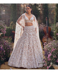 Nude Floral Lehenga Set By KYNAH, Luxury Indian Fashion & Bridal Wear