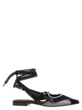 Pinko Gianira 30 Slingback Flat — Black