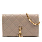Quilted Diamond Lambskin Becky Wallet on Chain