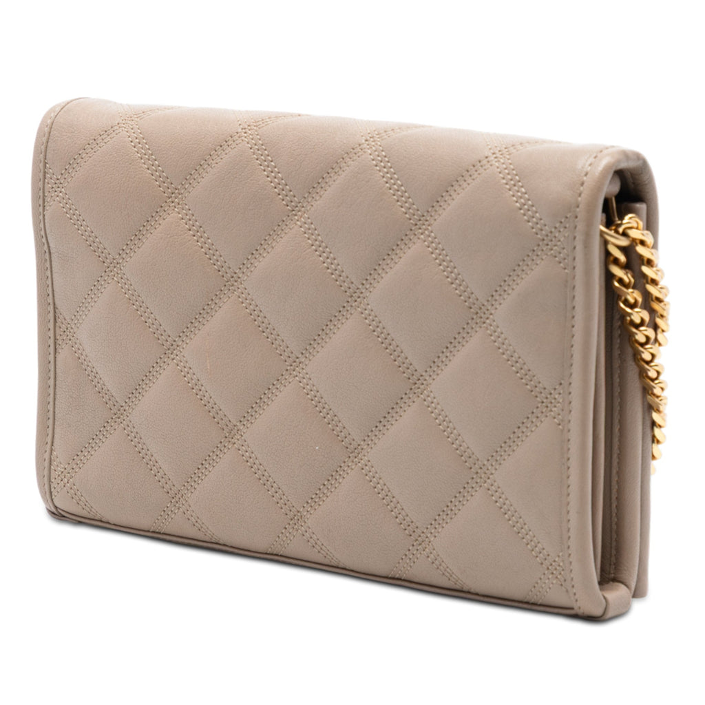 Quilted Diamond Lambskin Becky Wallet on Chain