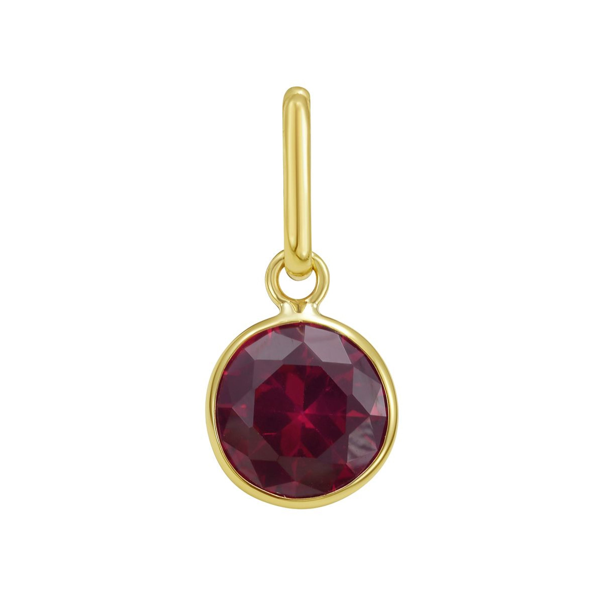 Round Ruby Charm