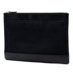 Canvas Navy Clip M Clutch