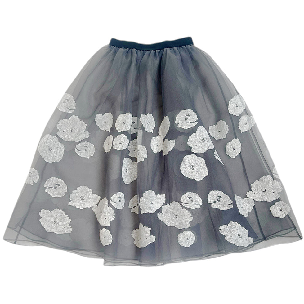 Organza Skirt | Grey