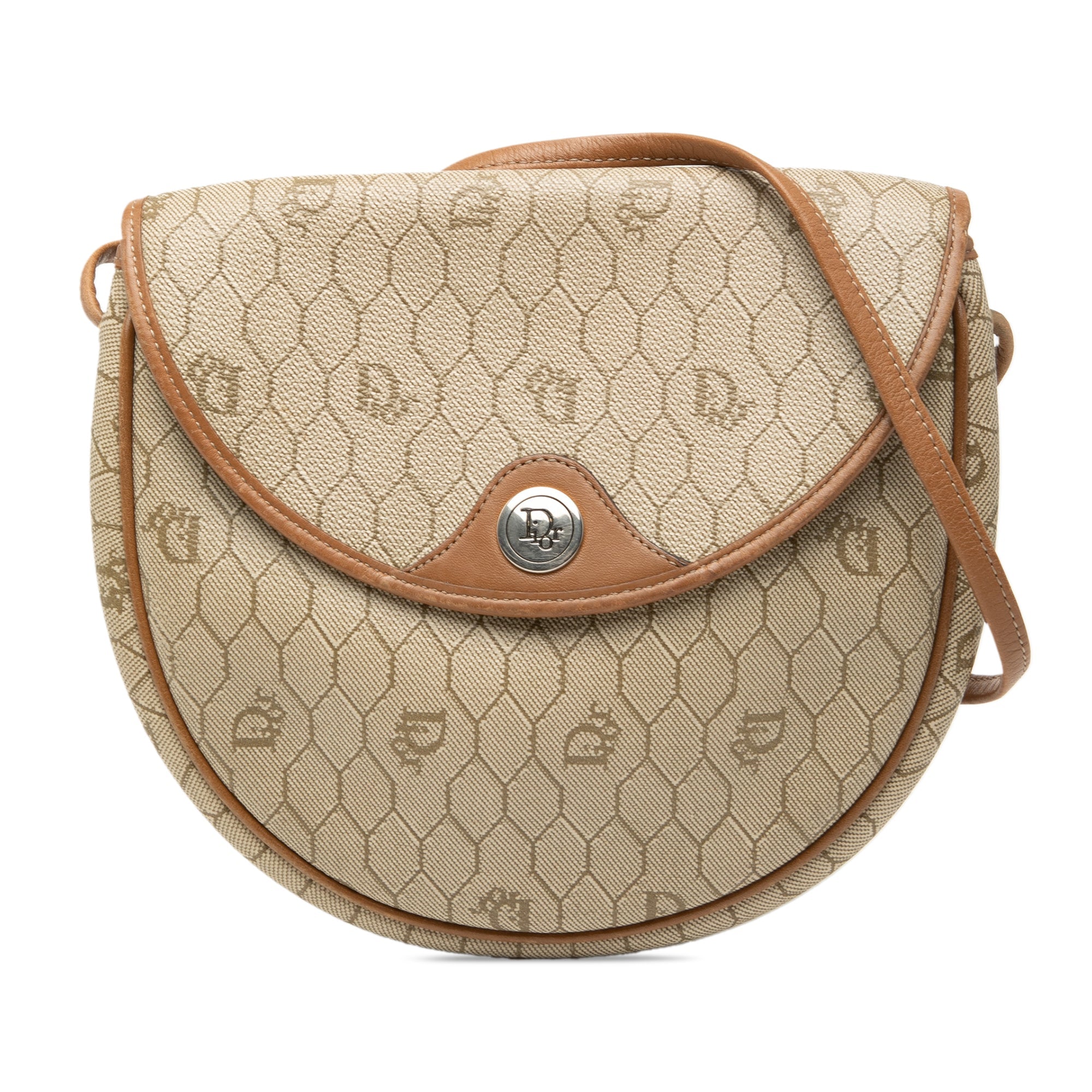 Honeycomb Coated Canvas Crossbody