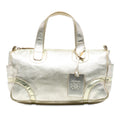 Metallic Leather Handbag