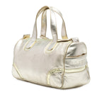 Metallic Leather Handbag