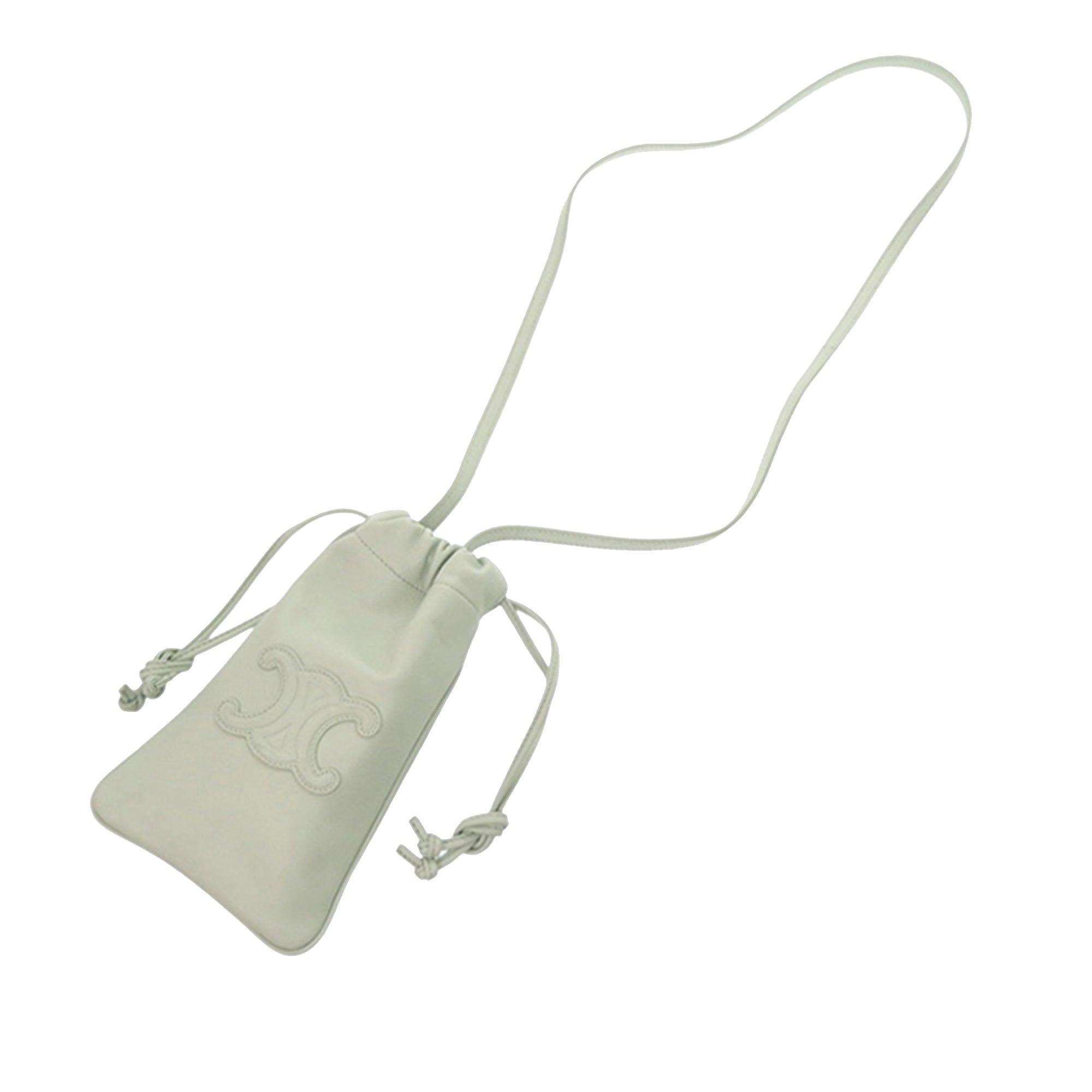 Calfskin Cuir Triomphe Phone Pouch