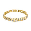 Pulsera con Circonita Brillante acabado oro 18k - Xokri