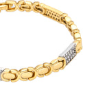 Pulsera con Circonita Brillante acabado oro 18k - Tenik