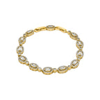 Pulsera con Circonita Brillante acabado oro 18k - Nidul