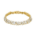 Pulsera con Circonita Brillante acabado oro 18k - Alpi