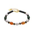 Pulsera con Onix acabado oro 18k - Coepil
