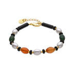 Pulsera con Onix acabado oro 18k - Coepil