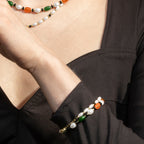 Pulsera con Onix acabado oro 18k - Coepil
