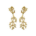 Pendientes acabado oro 18k - Ikuzol