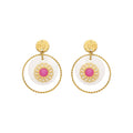 Pendientes acabado oro 18k - Virat