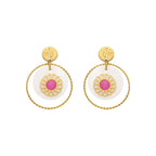 Pendientes acabado oro 18k - Virat