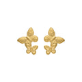 Pendientes acabado oro 18k - Yigba