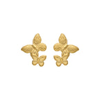 Pendientes acabado oro 18k - Yigba