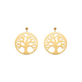 Pendientes acabado oro 18k - Konssa