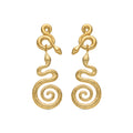 Pendientes acabado oro 18k - Khayla