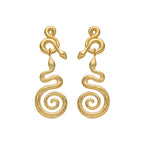 Pendientes acabado oro 18k - Khayla