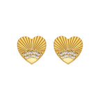 Pendientes con Circonita Brillante acabado oro 18k - Kripo