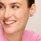 Pendientes con Circonita Brillante acabado oro 18k - Kripo