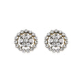 Pendientes con Circonita Brillante acabado oro 18k - Irzul