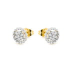 Pendientes con Circonita Brillante acabado oro 18k - Irzul