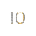 Pendientes con Circonita Brillante acabado oro 18k - Maykis