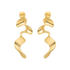 Pendientes acabado oro 18k - Triyie
