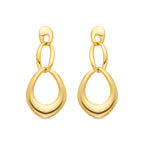 Pendientes acabado oro 18k - Saimil