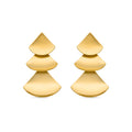 Pendientes acabado oro 18k - Lyoda