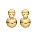 Pendientes acabado oro 18k - Shax