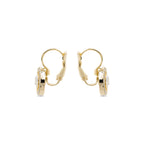 Pendientes con Circonita Brillante acabado oro 18k - Othal