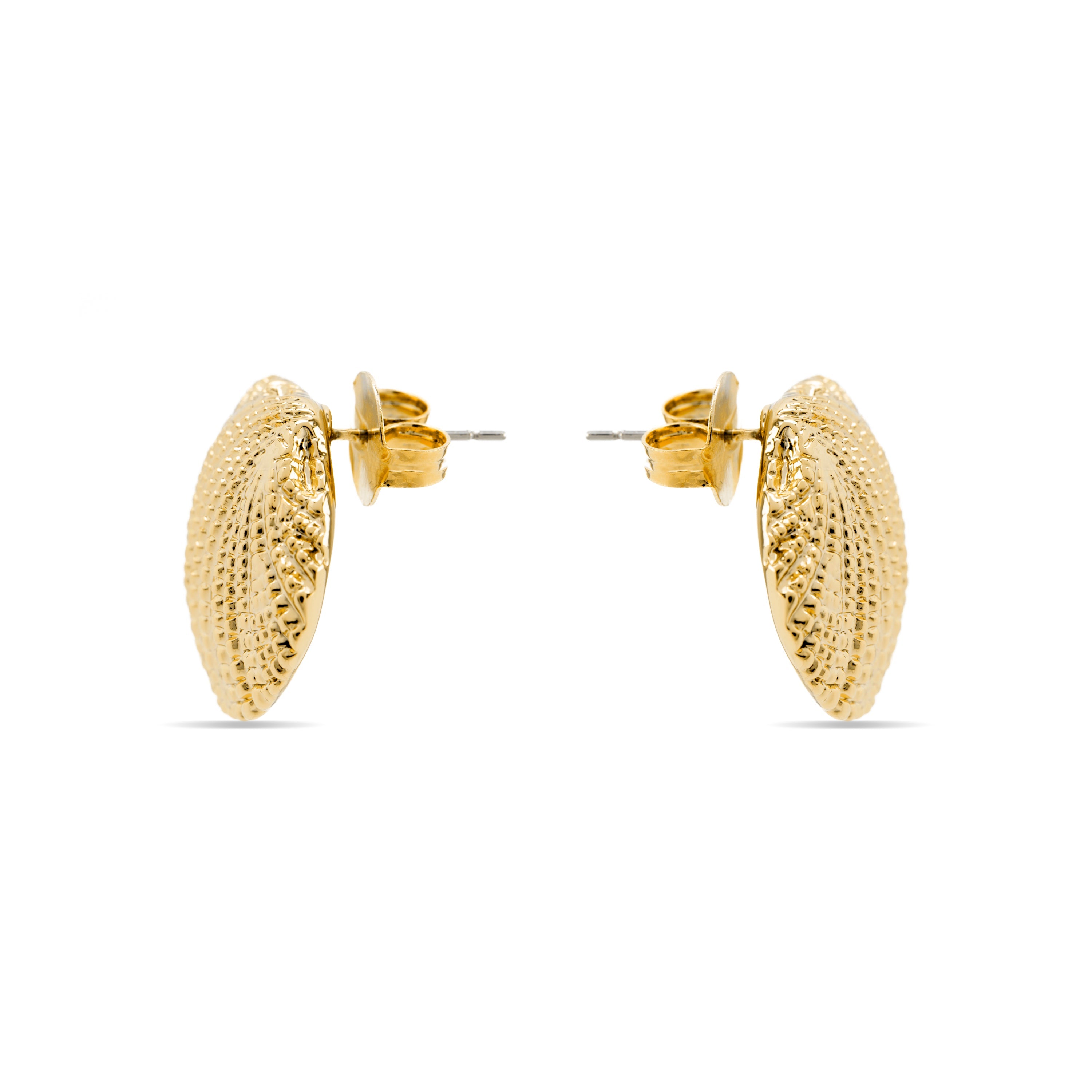 Pendientes acabado oro 18k - Rekre
