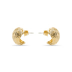 Pendientes acabado oro 18k - Saleth