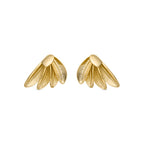 Pendientes acabado oro 18k - Otlya