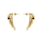 Pendientes acabado oro 18k - Otlya