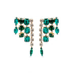 Pendientes con Cristal Multicolor acabado oro 18k - Ordfi