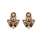Pendientes con Cristal Multicolor acabado oro 18k - Gothka
