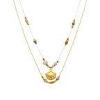 Collar con Circonita Brillante acabado oro 18k - Virat