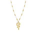Collar acabado oro 18k - Khayla