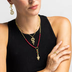 Collar acabado oro 18k - Khayla