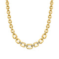 Collar con Circonita Brillante acabado oro 18k - Wigne