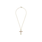 Collar con Circonita Multicolor acabado oro 18k - Serox