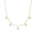 Collar con Circonita Brillante acabado oro 18k - Zeam