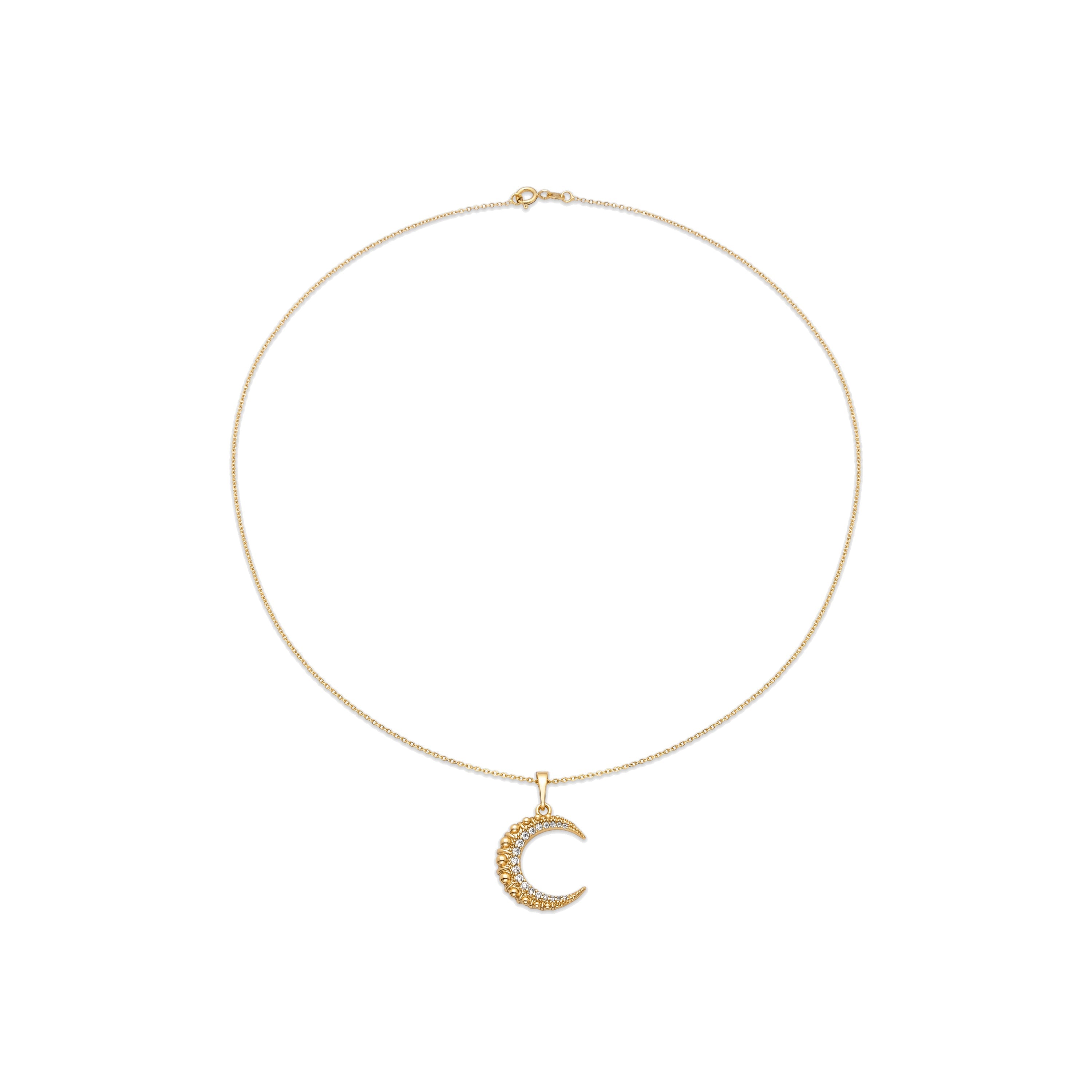 Collar con Circonita Brillante acabado oro 18k - Saisle