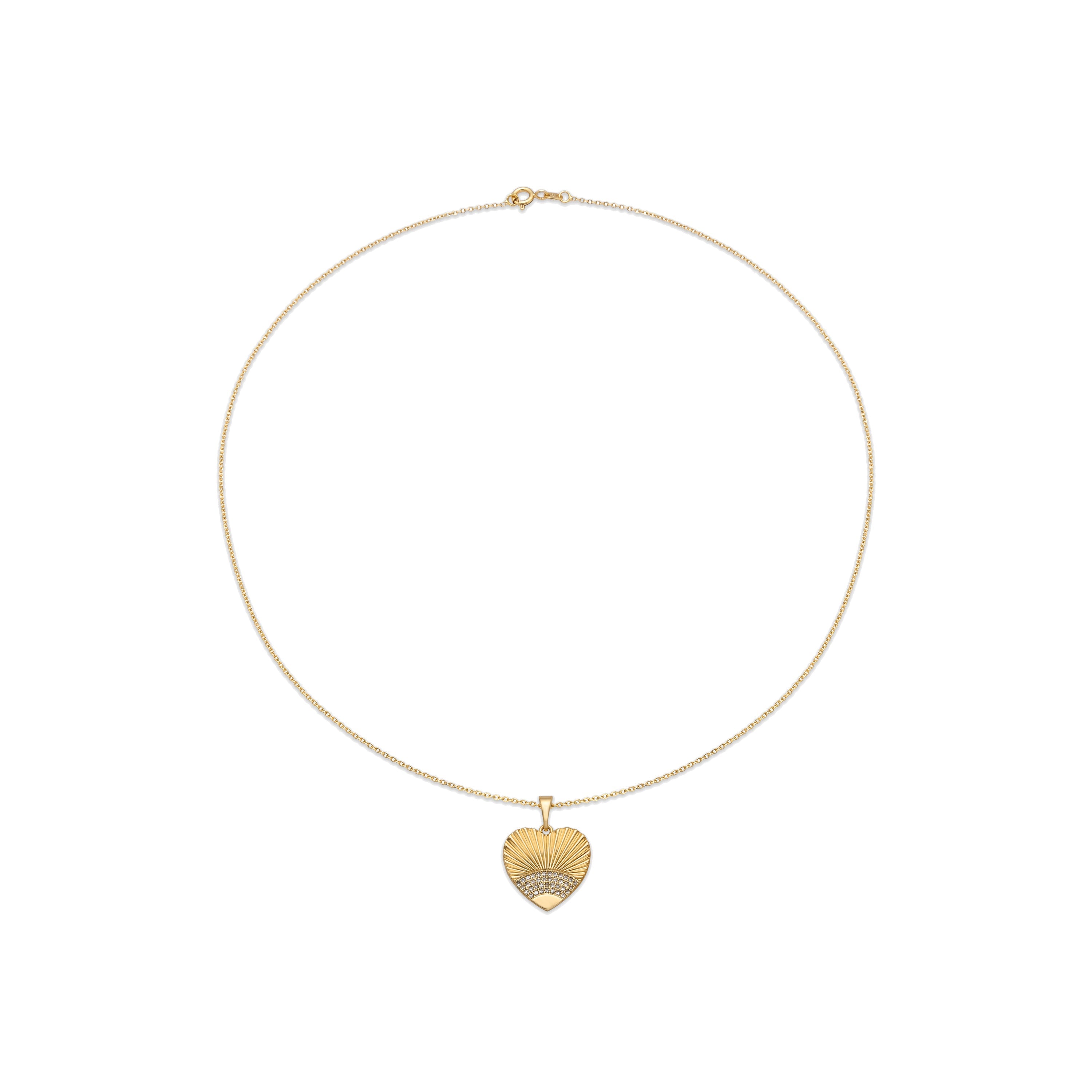 Collar con Circonita Brillante acabado oro 18k - Emmu